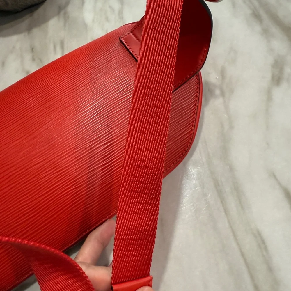 Supreme Collaboration Red Epi Leather Bumbag PM Bag